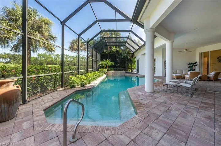 Well designed pool area