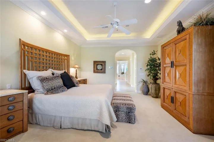 Primary Bedroom with 2 walk in closets and ensuite