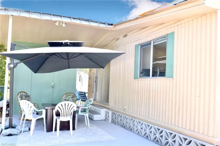 View of patio