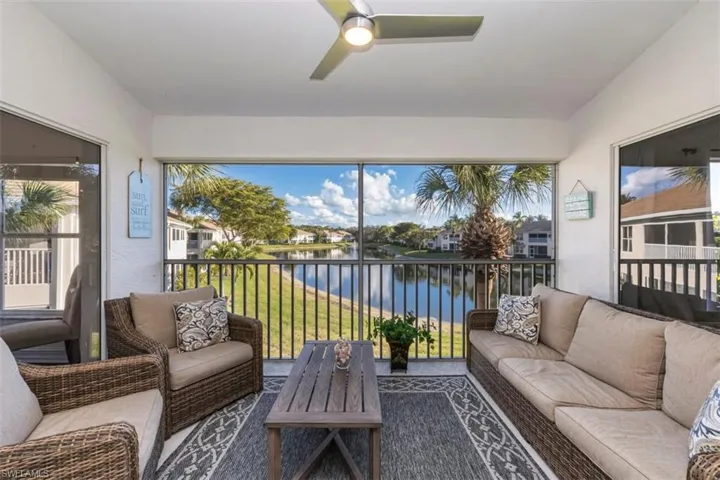 Listen to the fountians while you sip your morning coffee.  Naples coastal living at its best.