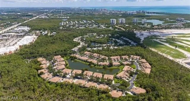 Aerial view of Tarpon Cove.
