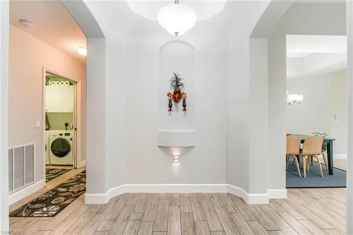 Entry Foyer - to the right is the main living area and guest BR to the left.