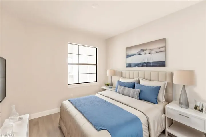 Virtually Staged Guest Bedroom