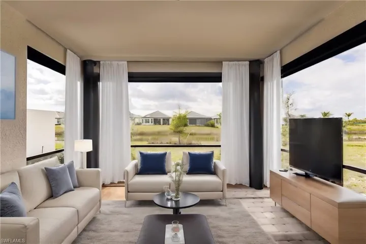 Virtually Staged Lanai