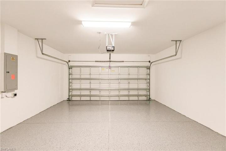 Garage w/Epoxy Floor View #2
