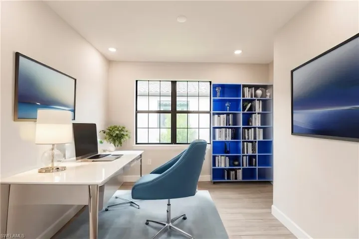 Virtually Staged Office/Den