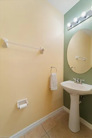 Downstairs half bath