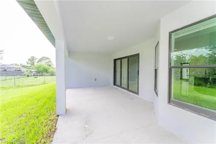 View of patio
