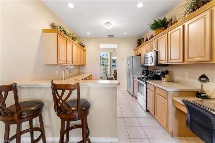 Stainless steel appliances, solid surface countertops!