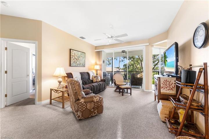 Lovely living area.  Sliders give you access to your lanai!