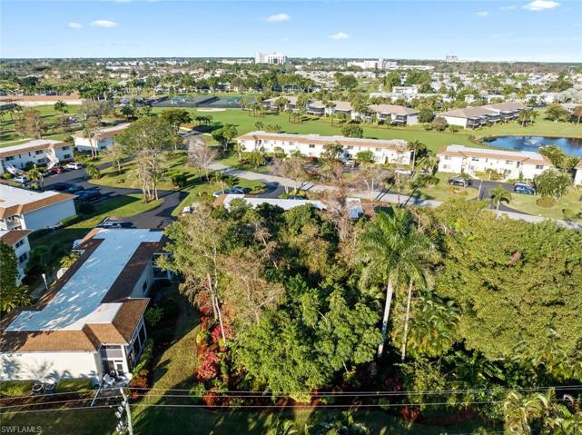 Arial view of rear condo area