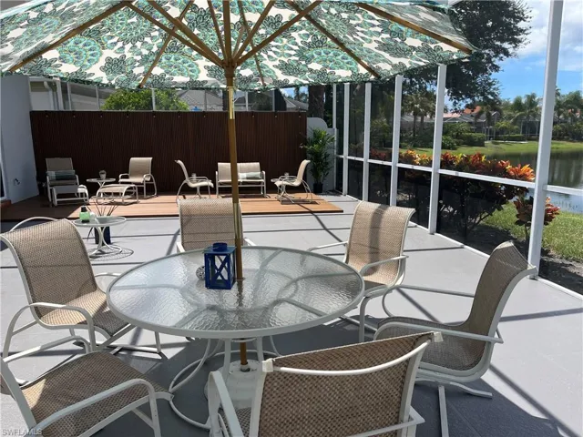 Outdoor Dining and engineered wood deck