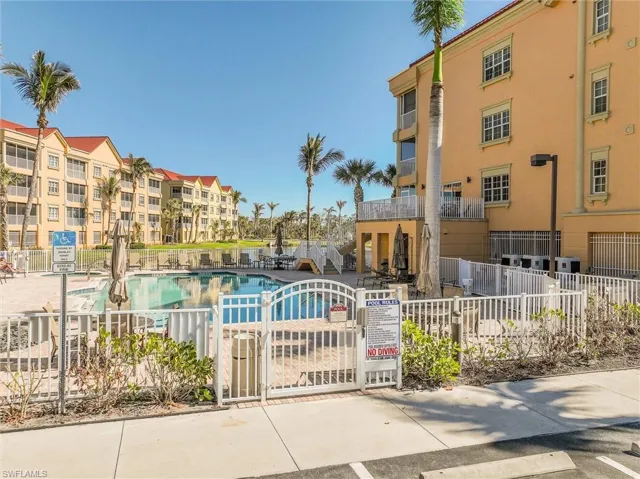 View of pool