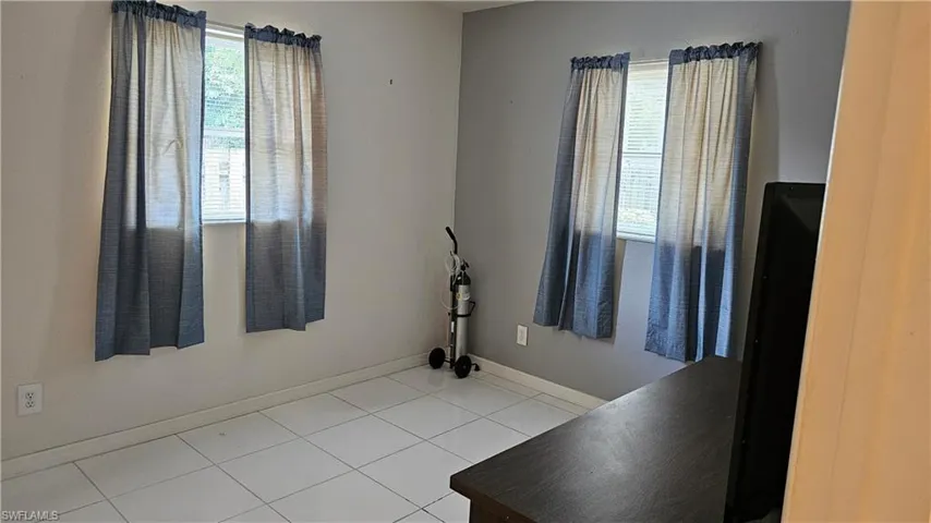 View of tiled empty room