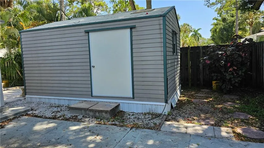 View of shed/workshop
