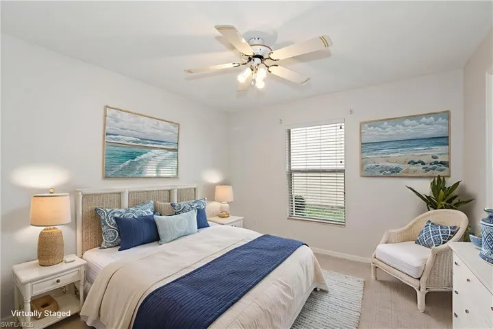 2nd bedroom virtually staged.