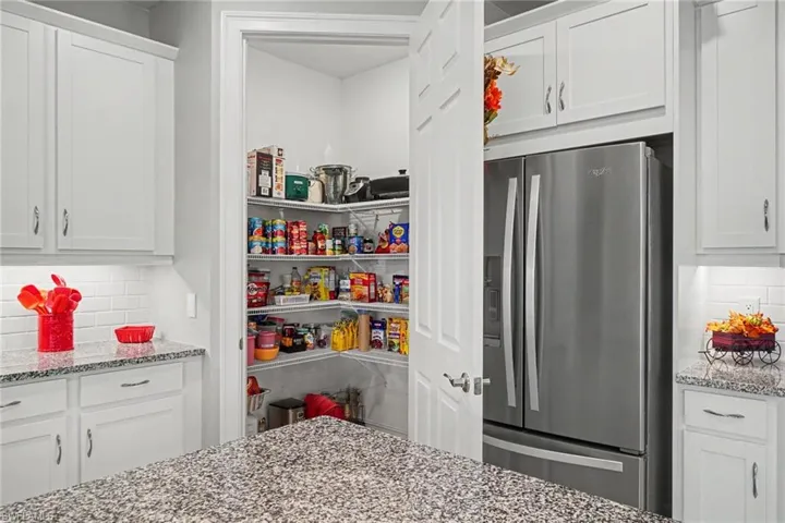 LARGE walk in Pantry.