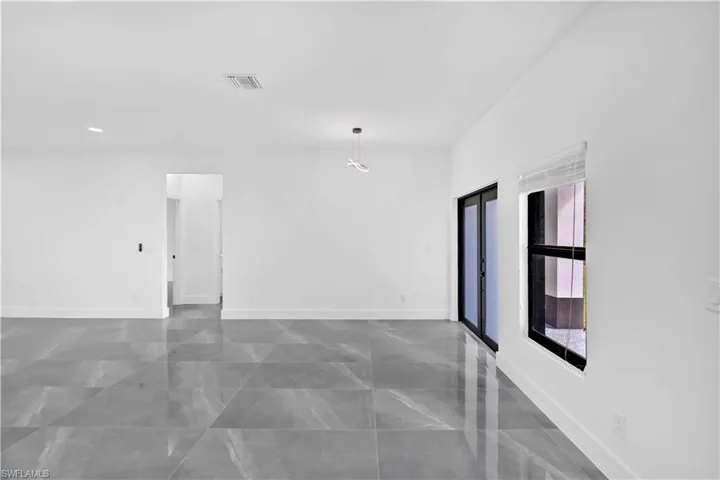 Spare room with baseboards