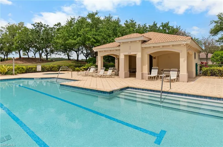 lap pool at the private Hidden links clubhouse