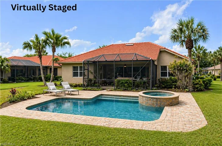 virtually staged, make this huge back yard your own family oasis