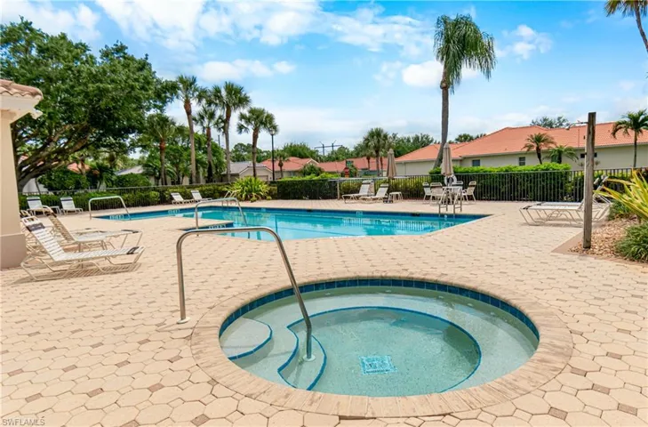 pool hot tub and lap pool