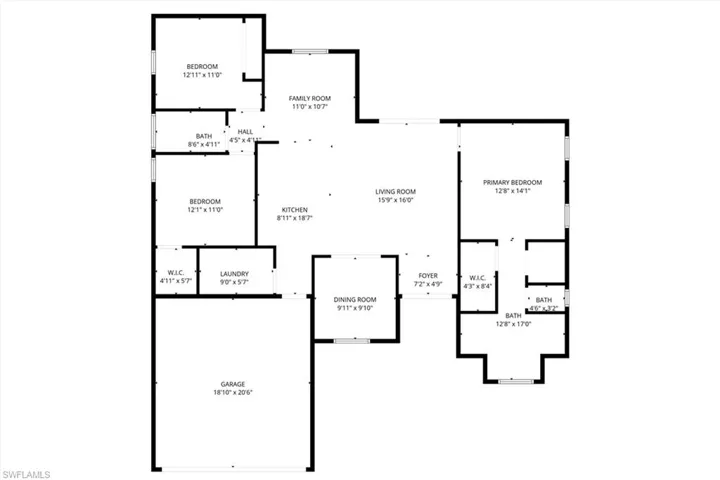 View of room layout