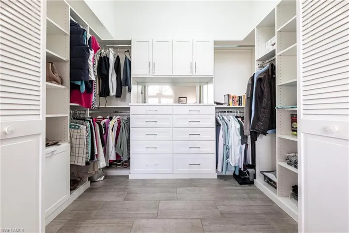 View of spacious closet