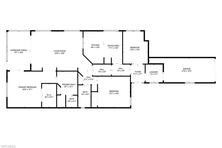 View of floor plan / room layout