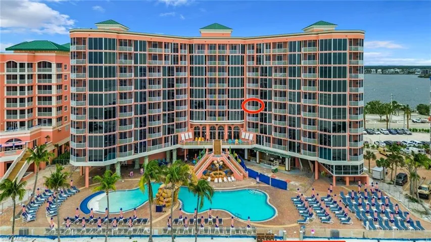 Beachfront location above community poolcommunity pool