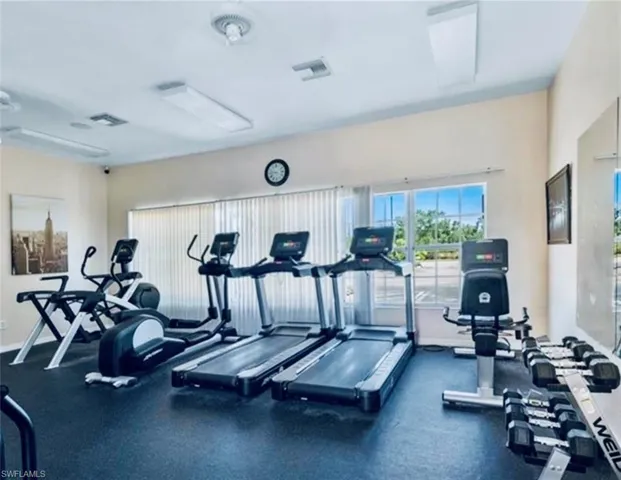 View of exercise room