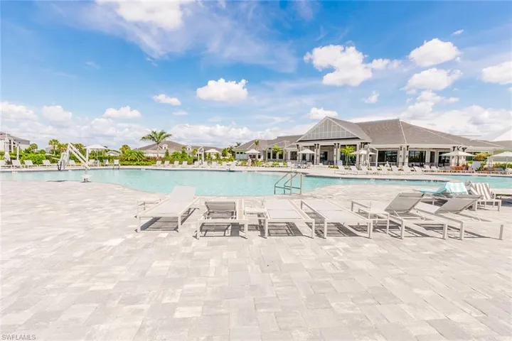 Resort style pool