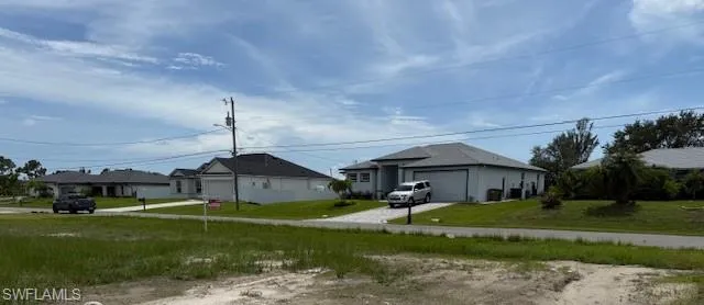 Homes across from the lot