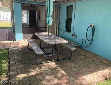 View of patio