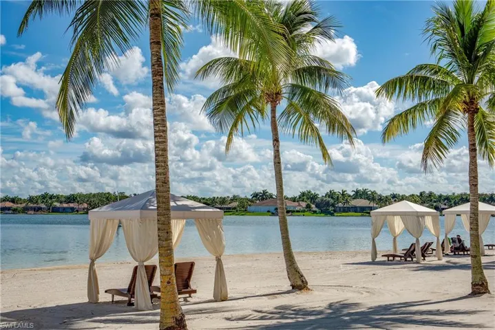 Beach and Cabanas for your pleasure.