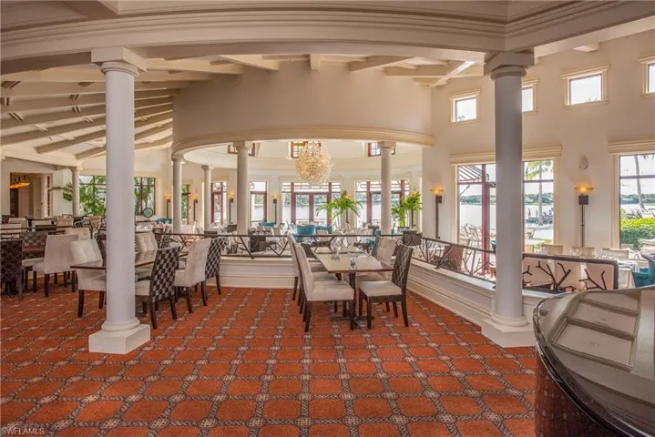 View of main dining room