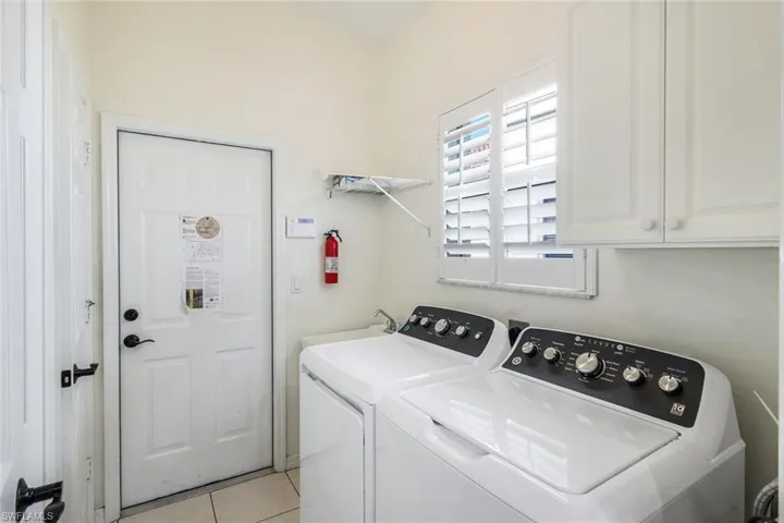 New (5/24) Washer and Dryer Apx 10 feet of storage closets and slop sink.