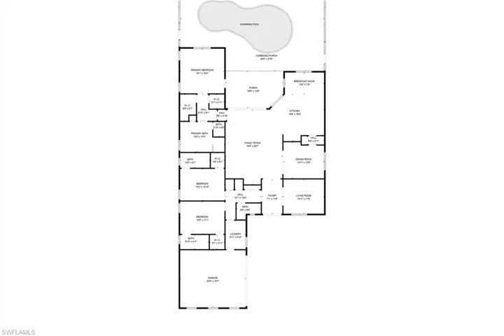View of home floor plan
