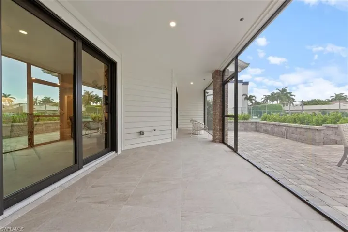 View of patio