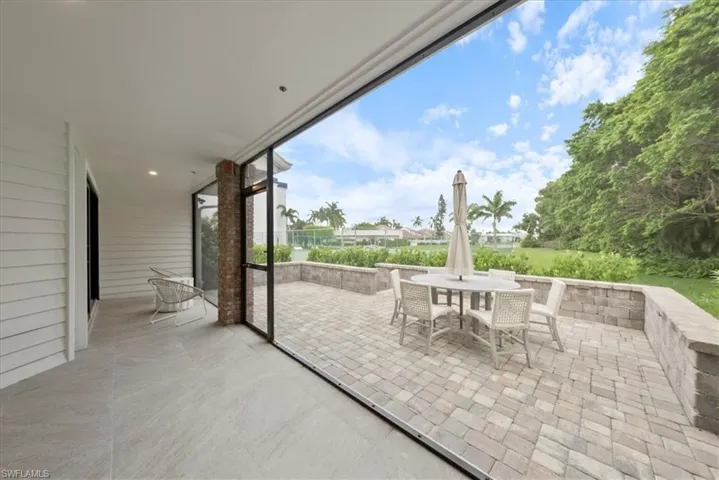 View of patio