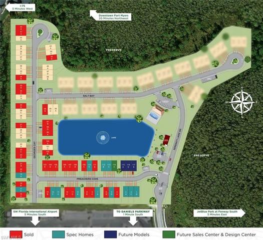 Community Siteplan Availability and Sold