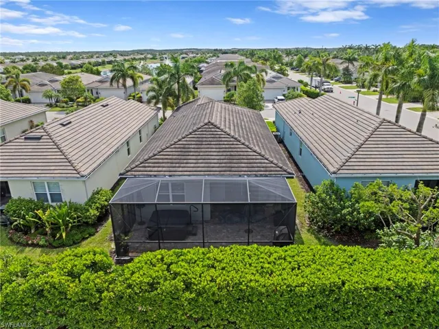 Private backyard