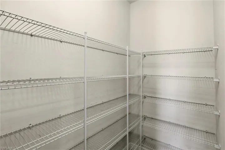 View of storage area