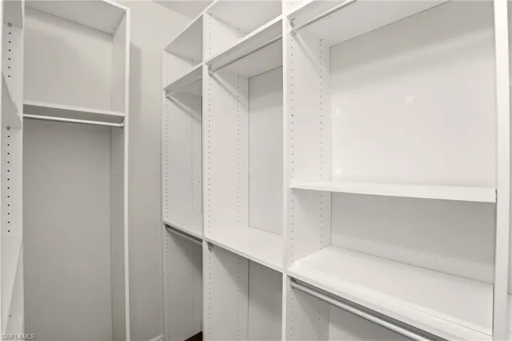 View of spacious closet