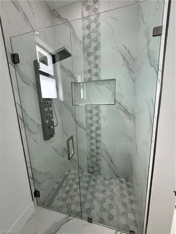 Bathroom with walk in shower
