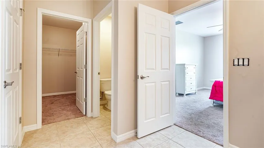 Primary Bedroom Walk in Closet and separate water closet