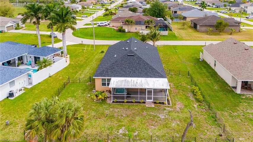 Aerial View Back of home