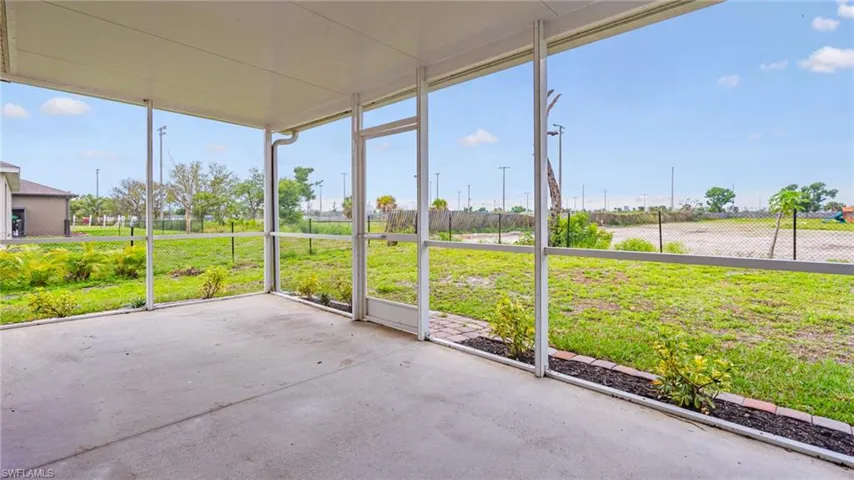Plenty of room for the patio furniture.