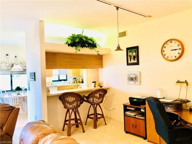 BREAKFAST BAR.  DINING ROOM (used as a desk area at this time).