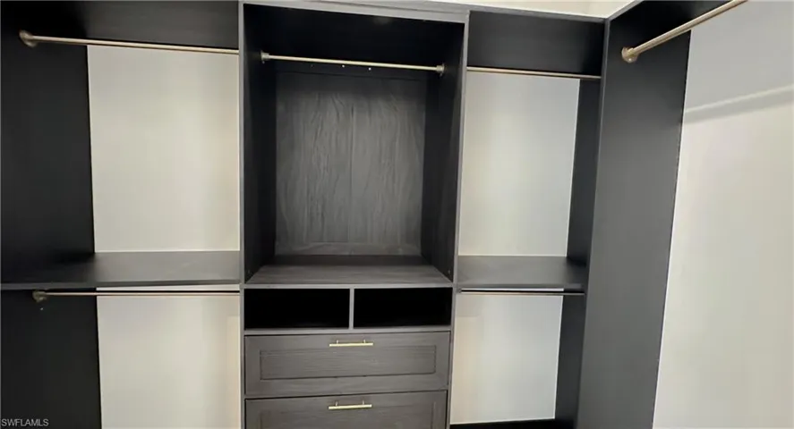 View of spacious closet