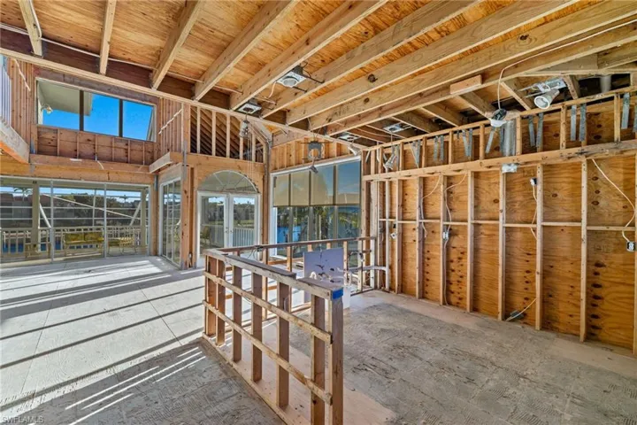 Kitchen featuring a high ceiling